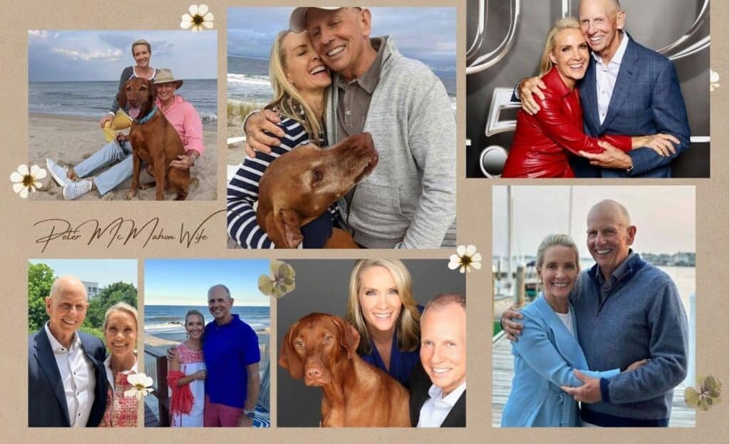 Peter McMahon and Dana Perino showing their 18-year age difference